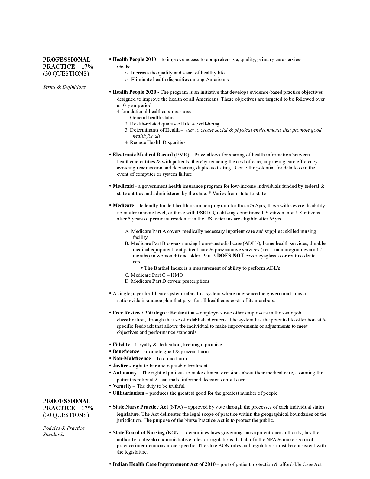 Recommended document preview for South University NSG 6006 ANCC Review Guide